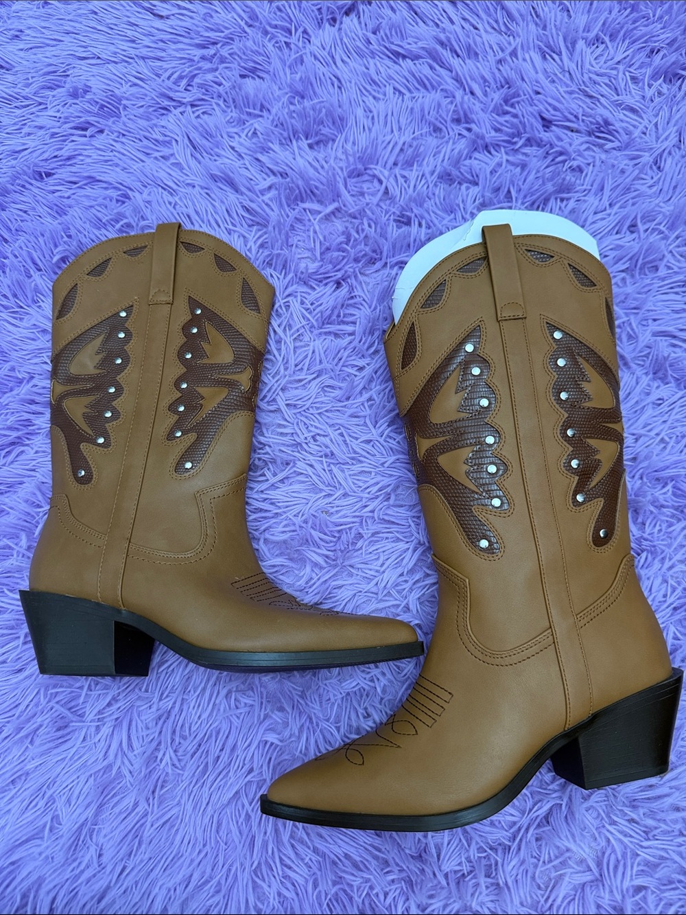 Steve Madden Western-Style Women's Tan Cowboy Boots size 7